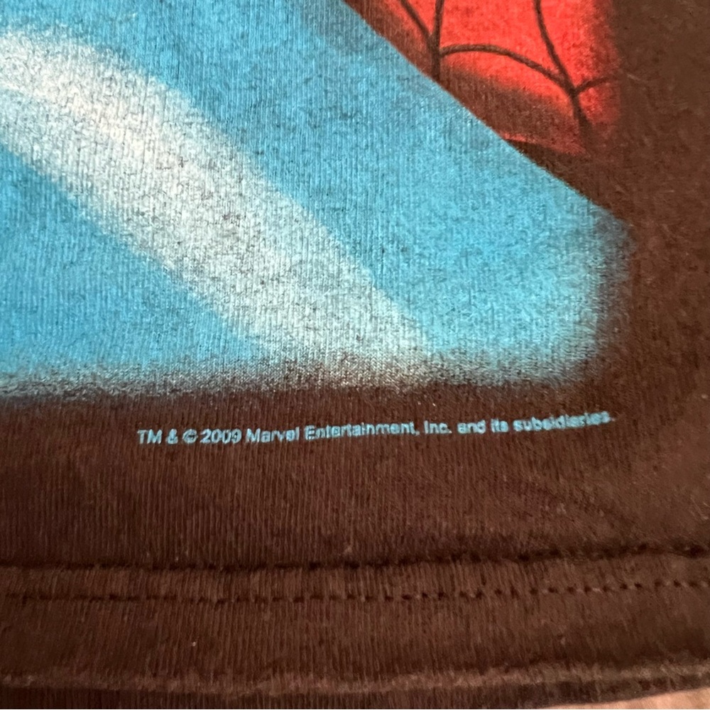 Vintage 2009 giant tag Spiderman tee Sz M - Picture 5 of 7
